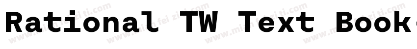 Rational TW Text Book字体转换